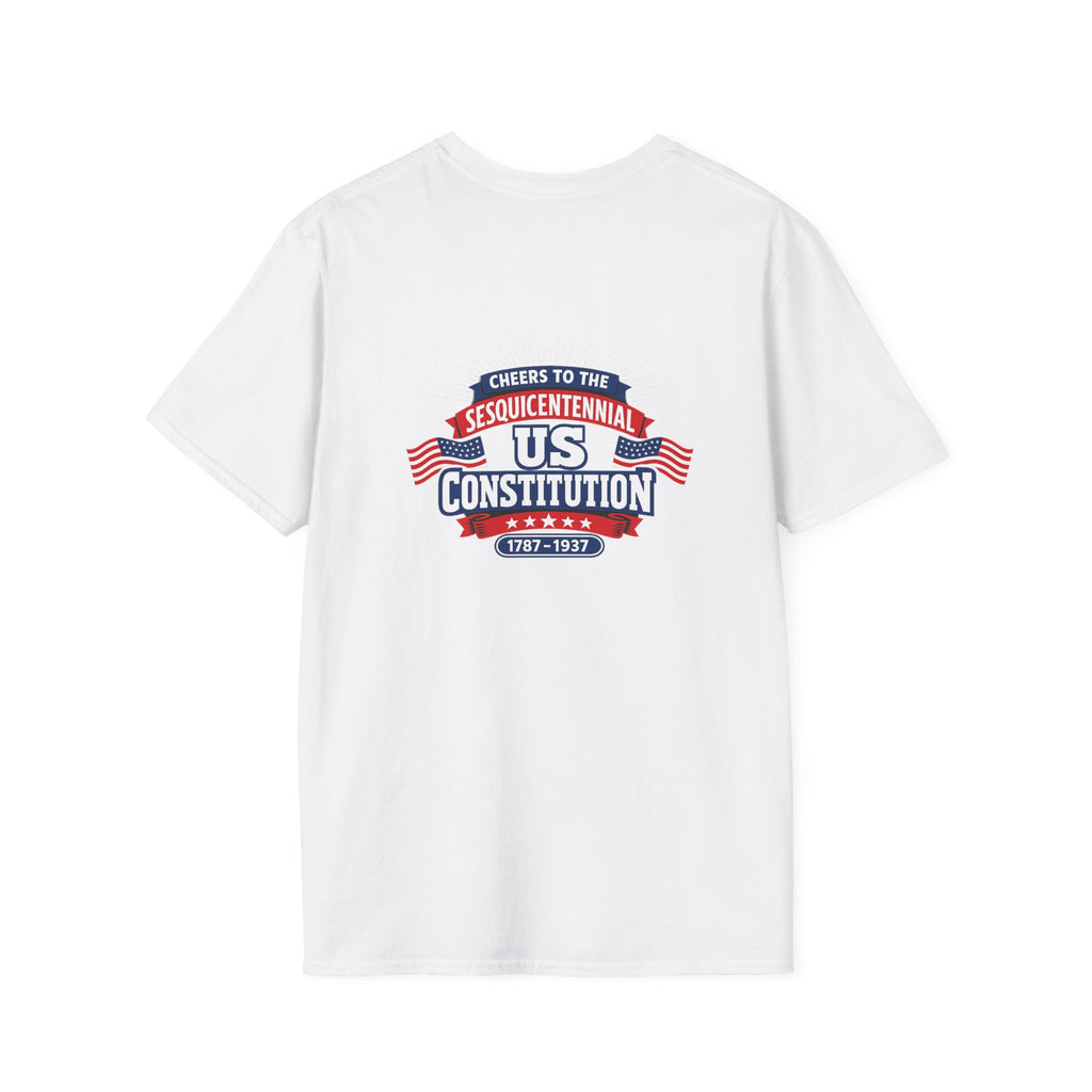 Cheers To The Sesquicentennial Us Back Print T-Shirt