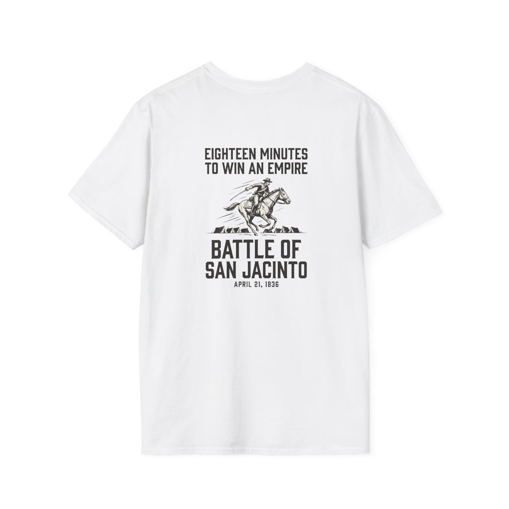 San Jacinto Eighteen Minutes Back Print T-Shirt