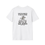 San Jacinto Eighteen Minutes Back Print T-Shirt