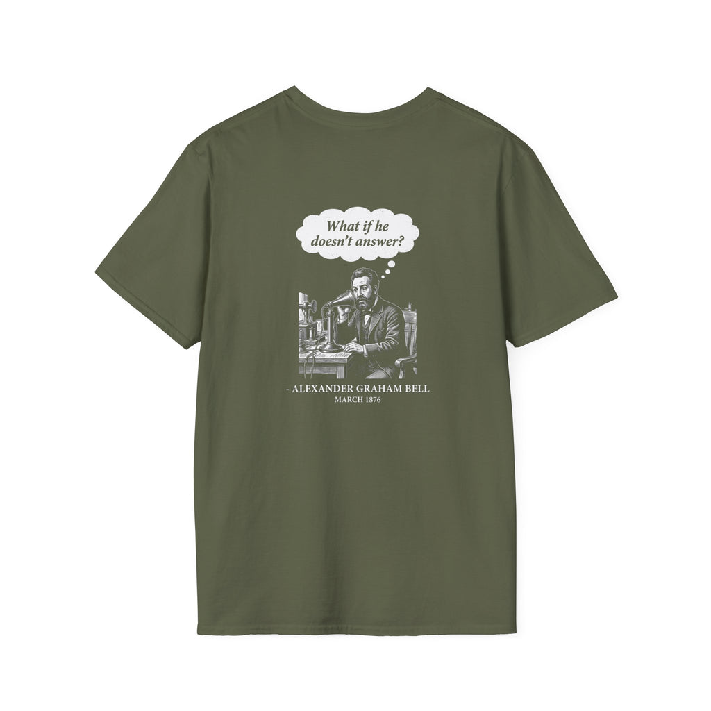 First Phone Call Panic Back Print T-Shirt