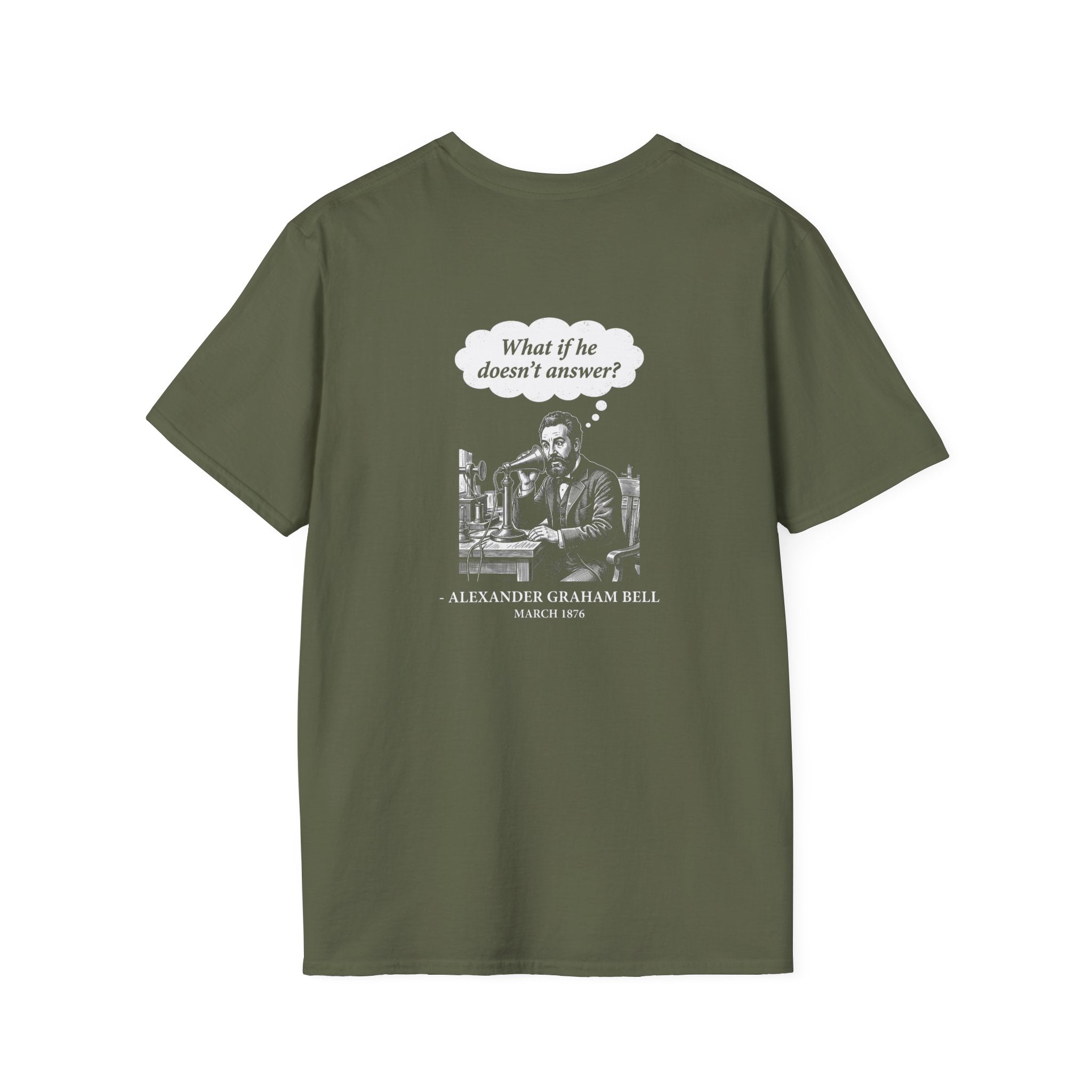 First Phone Call Panic Back Print T-Shirt