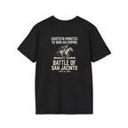 San Jacinto Eighteen Minutes Back Print T-Shirt