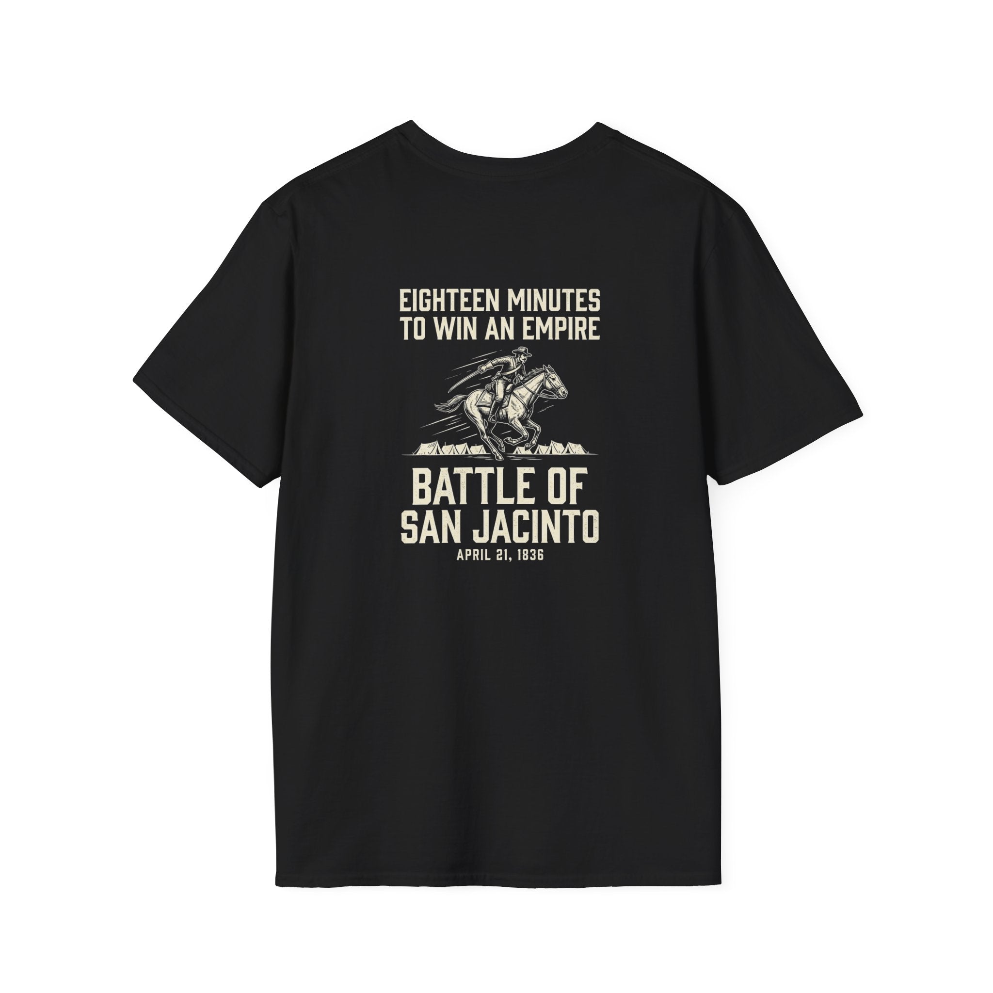 San Jacinto Eighteen Minutes Back Print T-Shirt