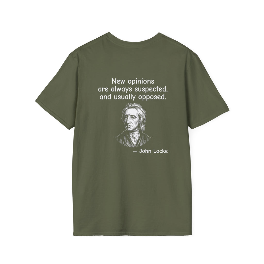 Locke New Opinions Back Print T-Shirt