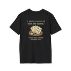 Dead Mans Hand Poker Back Print T-Shirt