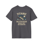 Titanic One Star Review Back Print T-Shirt