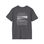Roman Aqueducts Service Review Back Print T-Shirt