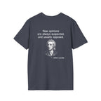 Locke New Opinions Back Print T-Shirt