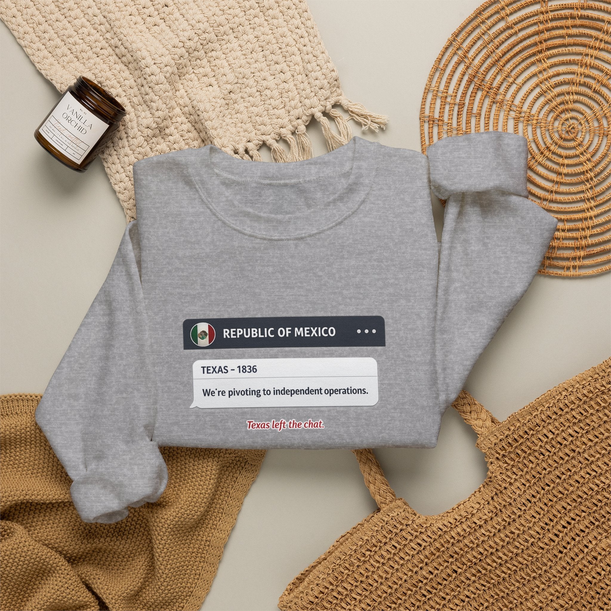 Texas Independence Group Chat Sweatshirt