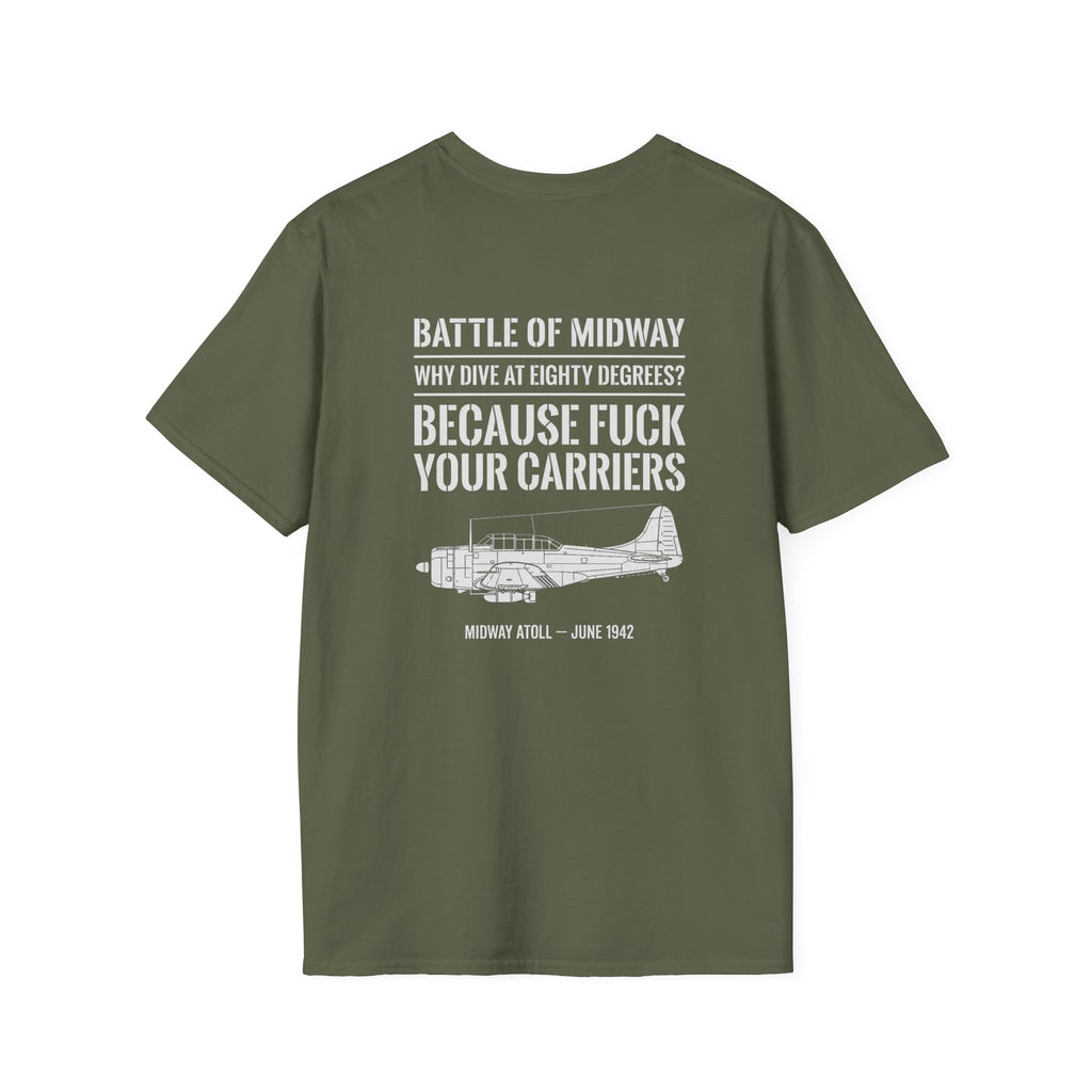 Battle of Midway Back Print T-Shirt