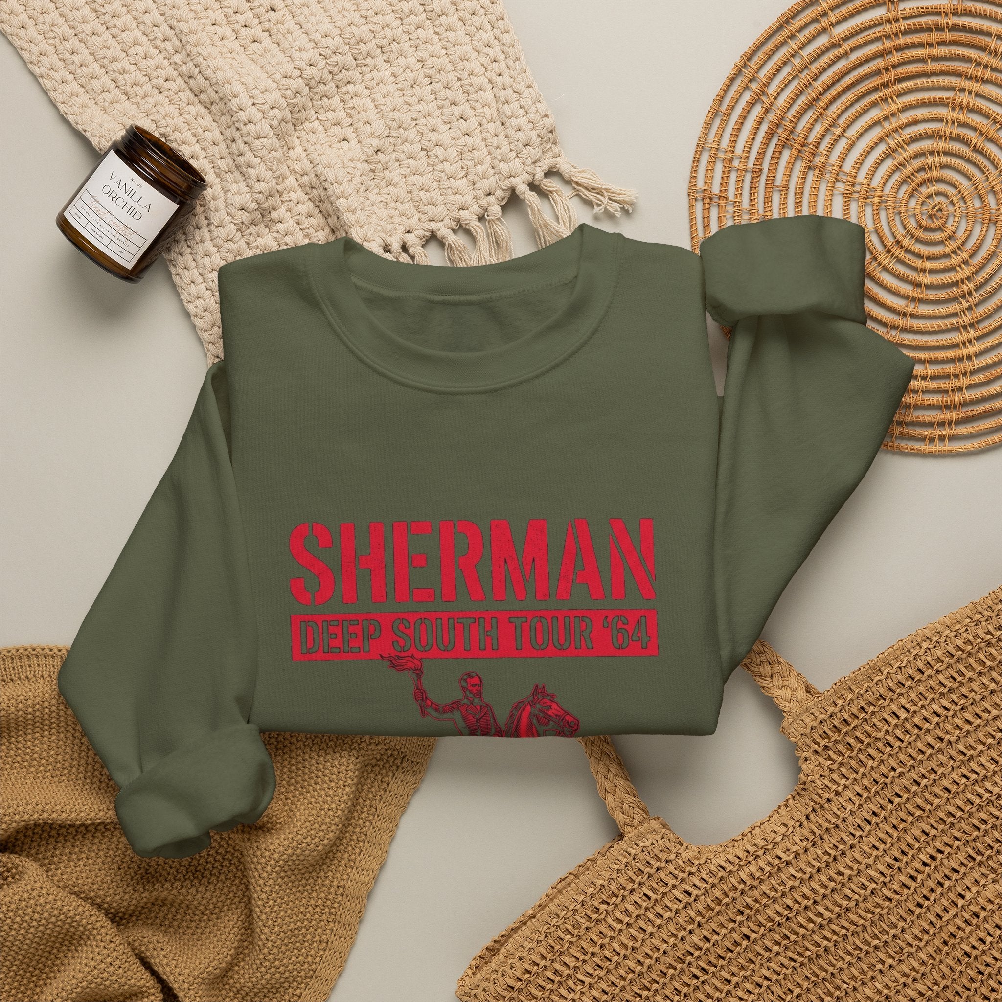 Sherman Deep South Tour Vintage Sweatshirt