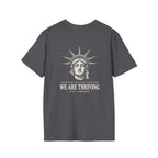 Lady Liberty We Are Thriving Back Print T-Shirt
