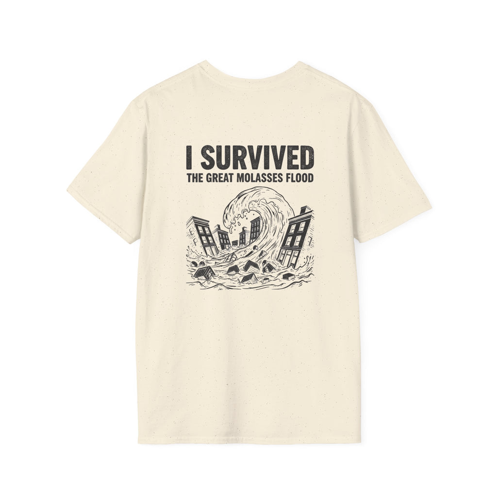 Great Molasses Flood Back Print T-Shirt