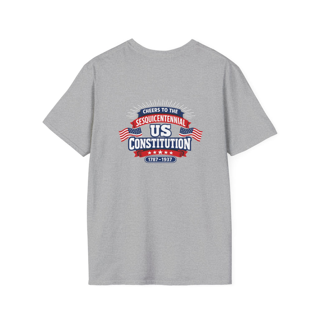 Cheers To The Sesquicentennial Us Back Print T-Shirt