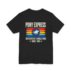 Pony Express Memorial Back Print Premium Tee