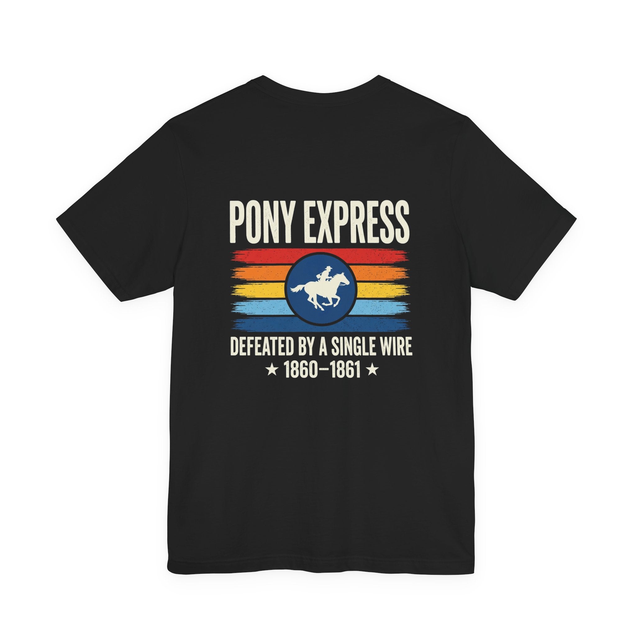 Pony Express Memorial Back Print Premium Tee