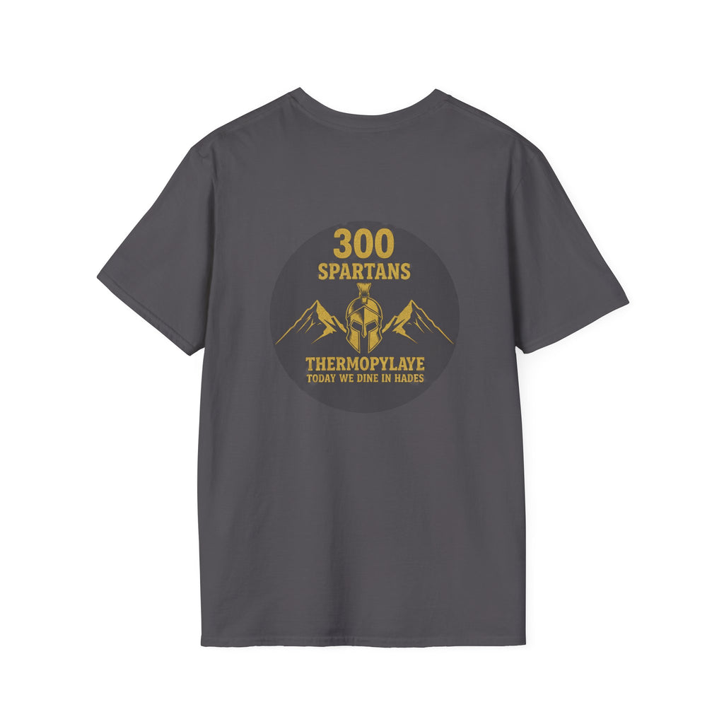 Spartans Thermopylae Back Print T-Shirt