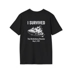 I Survived The Hindenburg Disaster Back Print T-Shirt