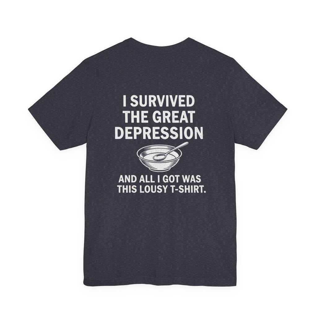 Great Depression Back Print Premium Tee