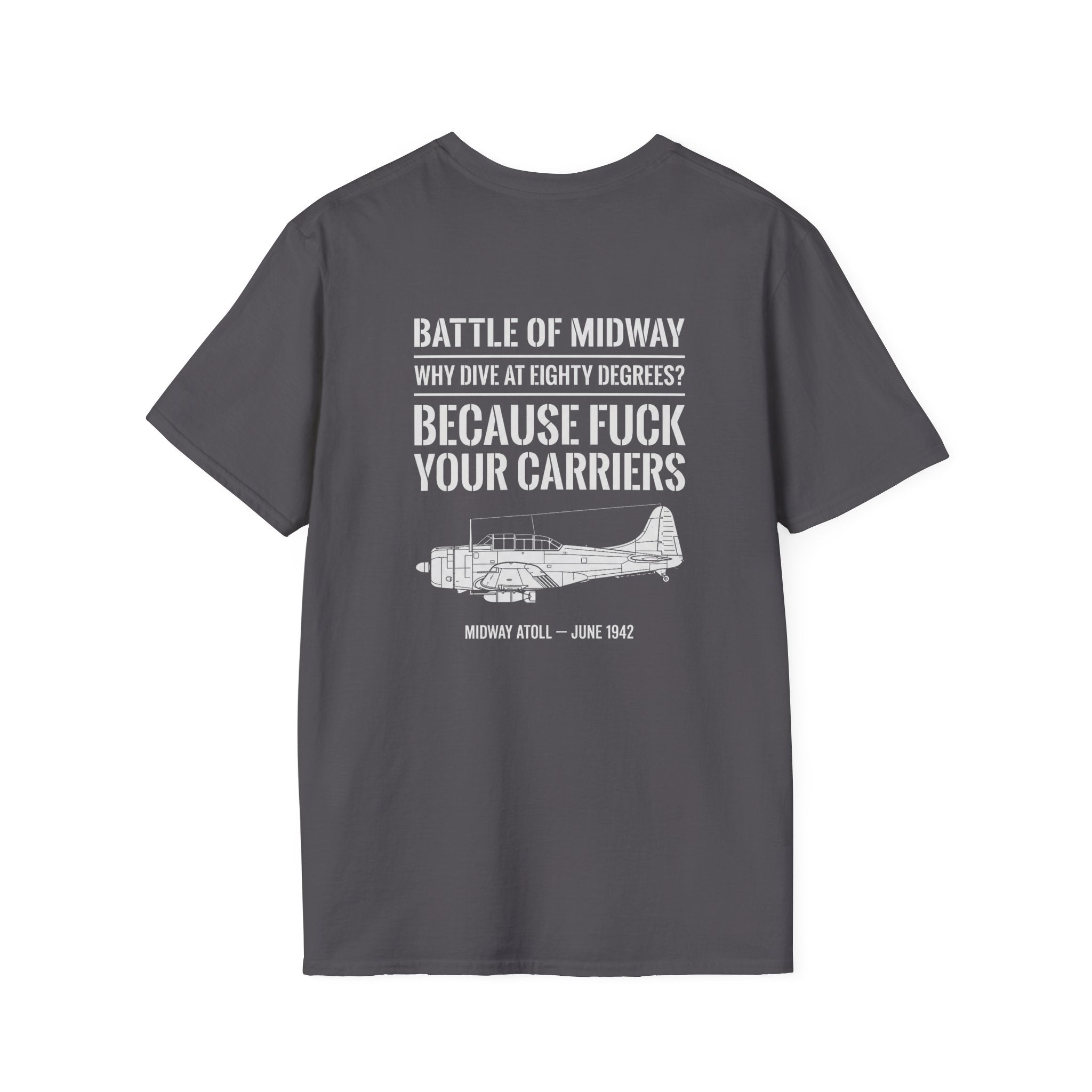 Battle of Midway Back Print T-Shirt