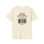 Valley Forge Winter Camping Back Print T-Shirt