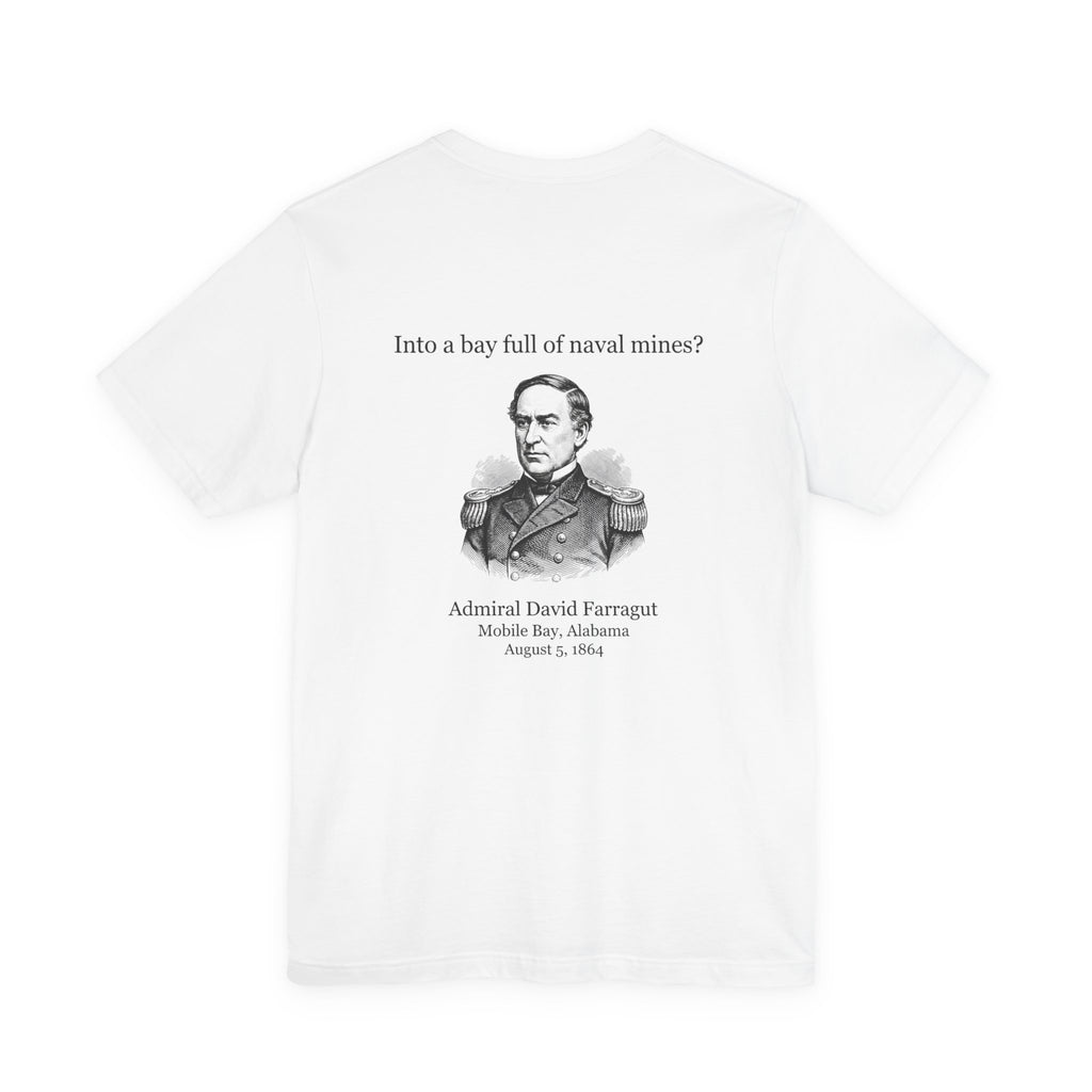 Mobile Bay Minefield Back Print Premium Tee