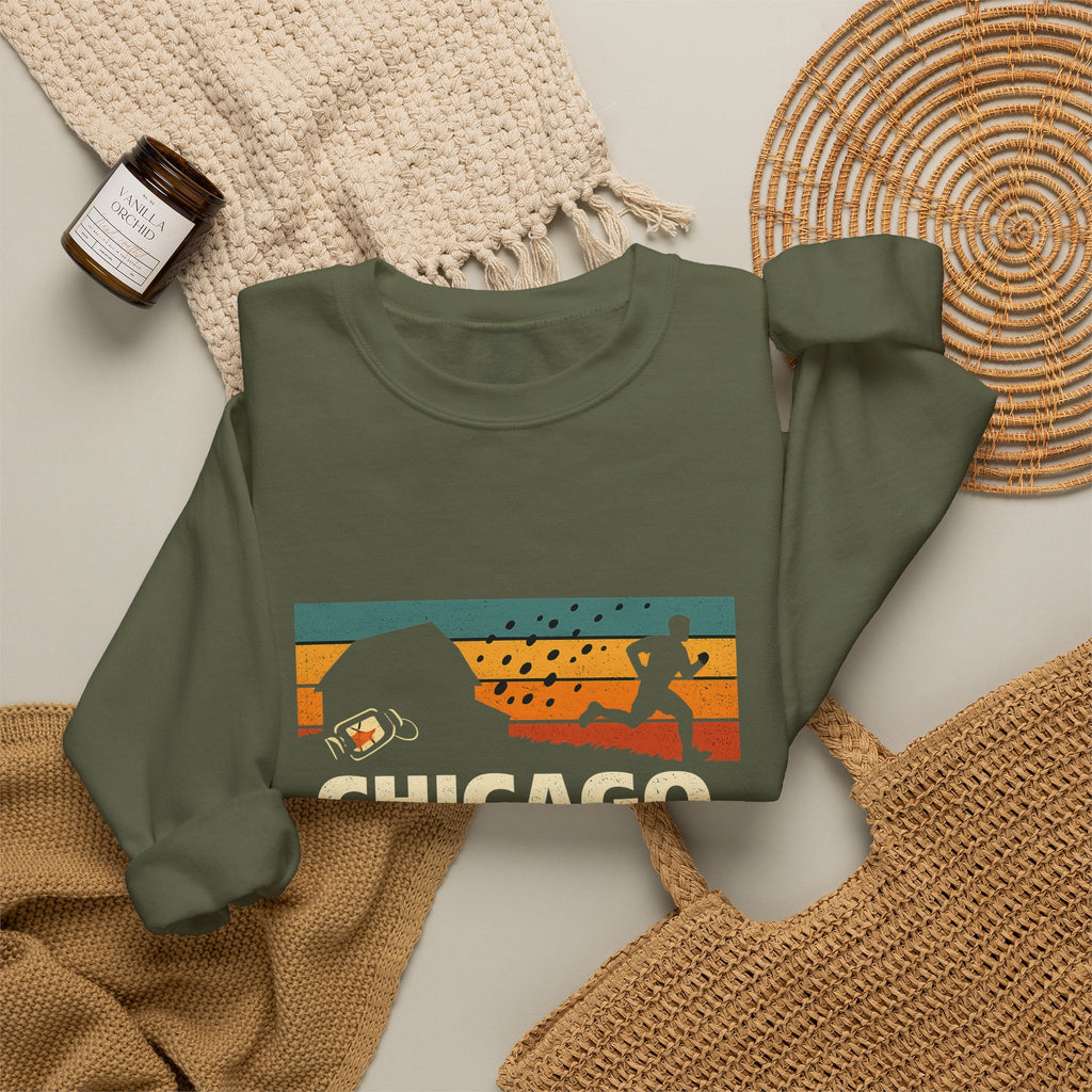Chicago Great Fire 5K Retro Sweatshirt