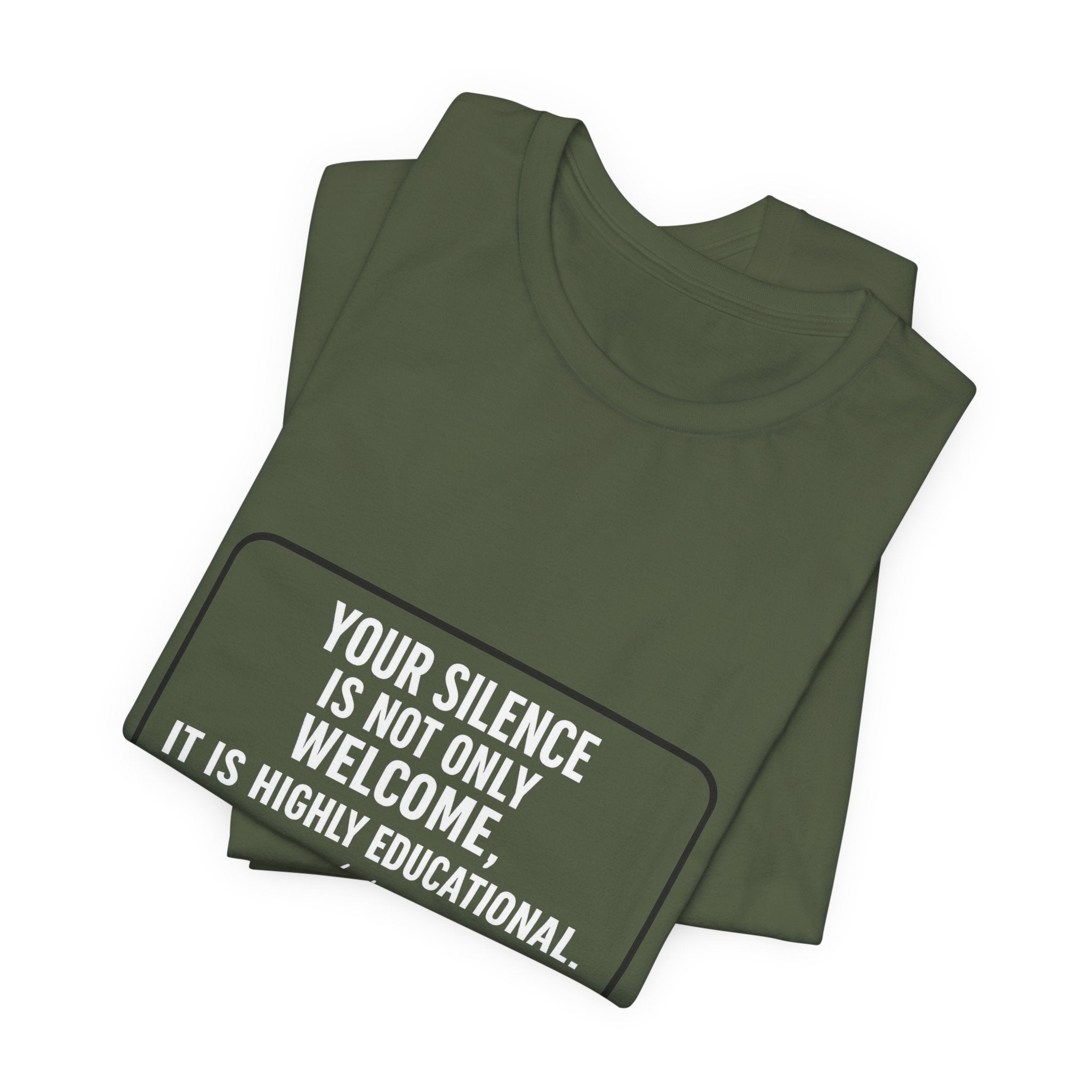 Your Silence Is Educational Premium Tee