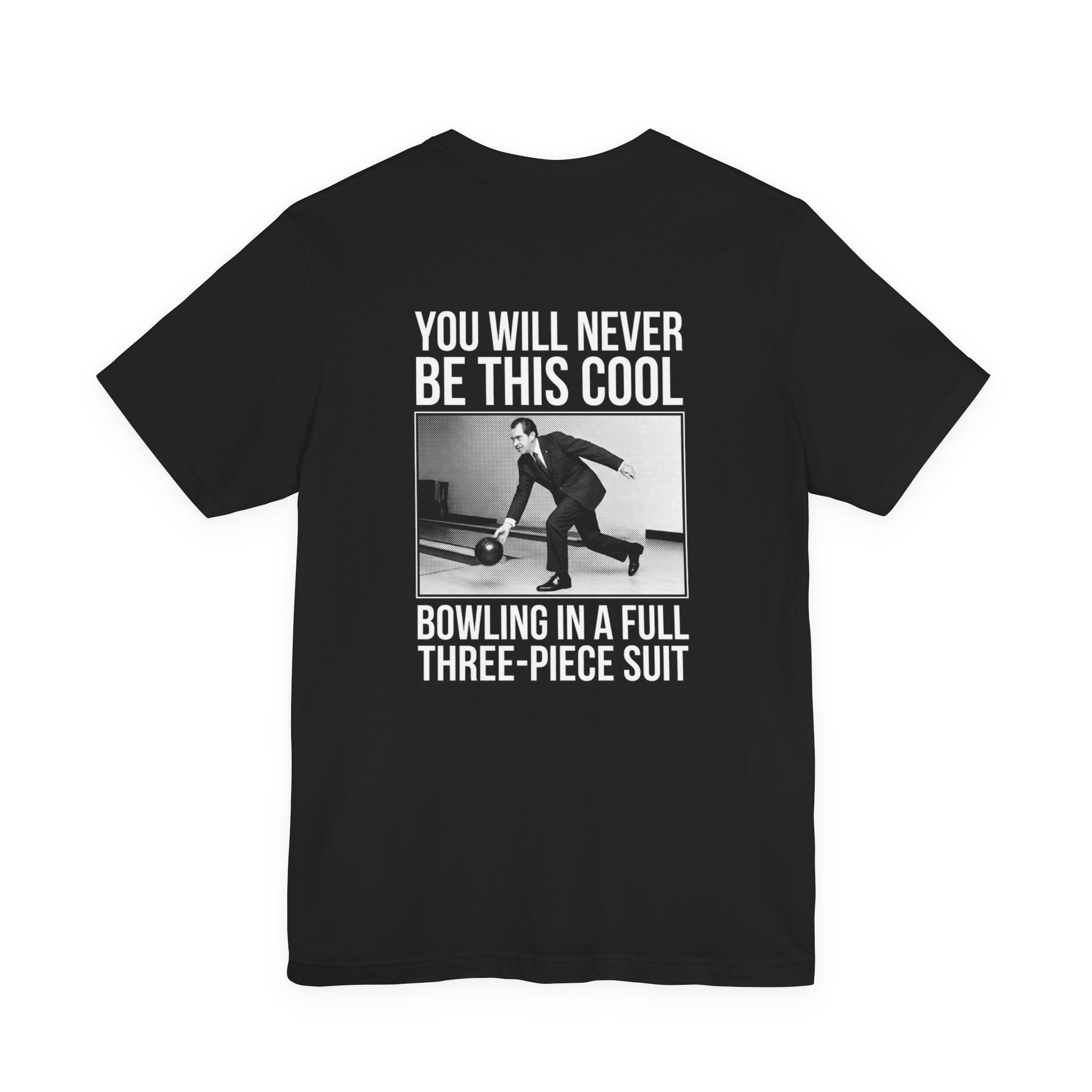 Nixon Suit Bowling Flex Back Print Premium Tee