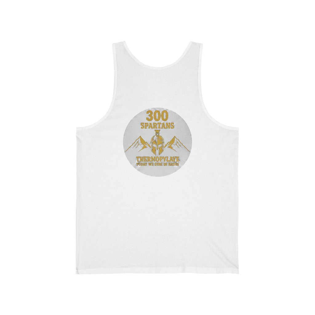 Spartans Thermopylae Back Print Tank Top
