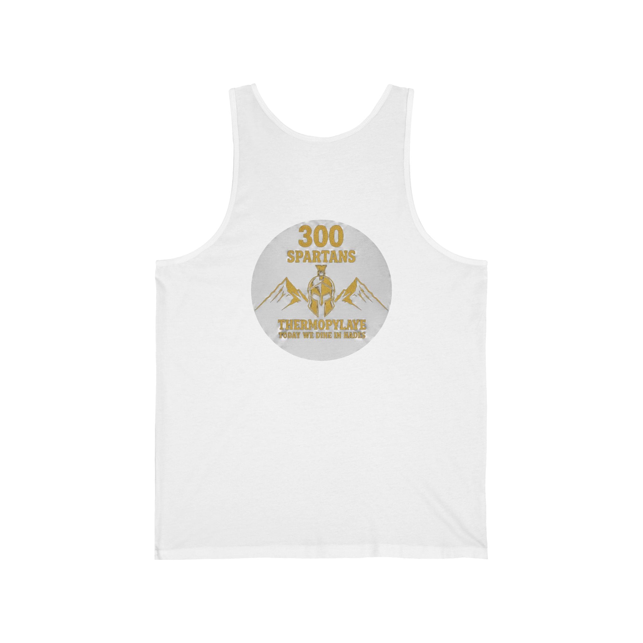 Spartans Thermopylae Back Print Tank Top