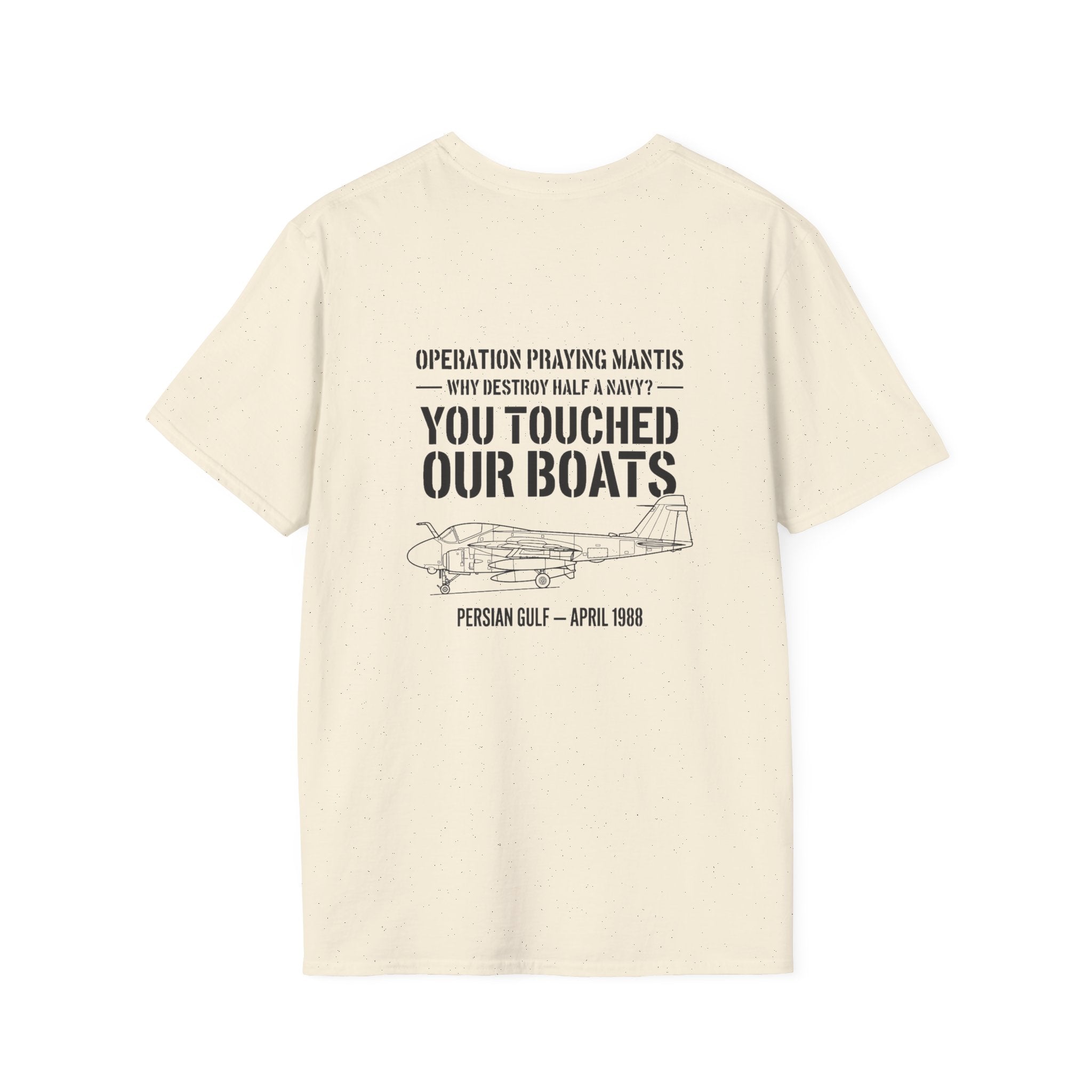 Operation Praying Mantis Back Print T-Shirt