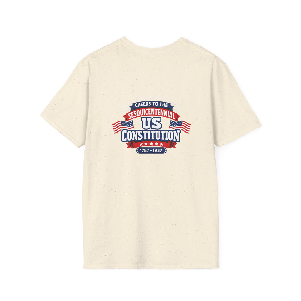 Cheers To The Sesquicentennial Us Back Print T-Shirt