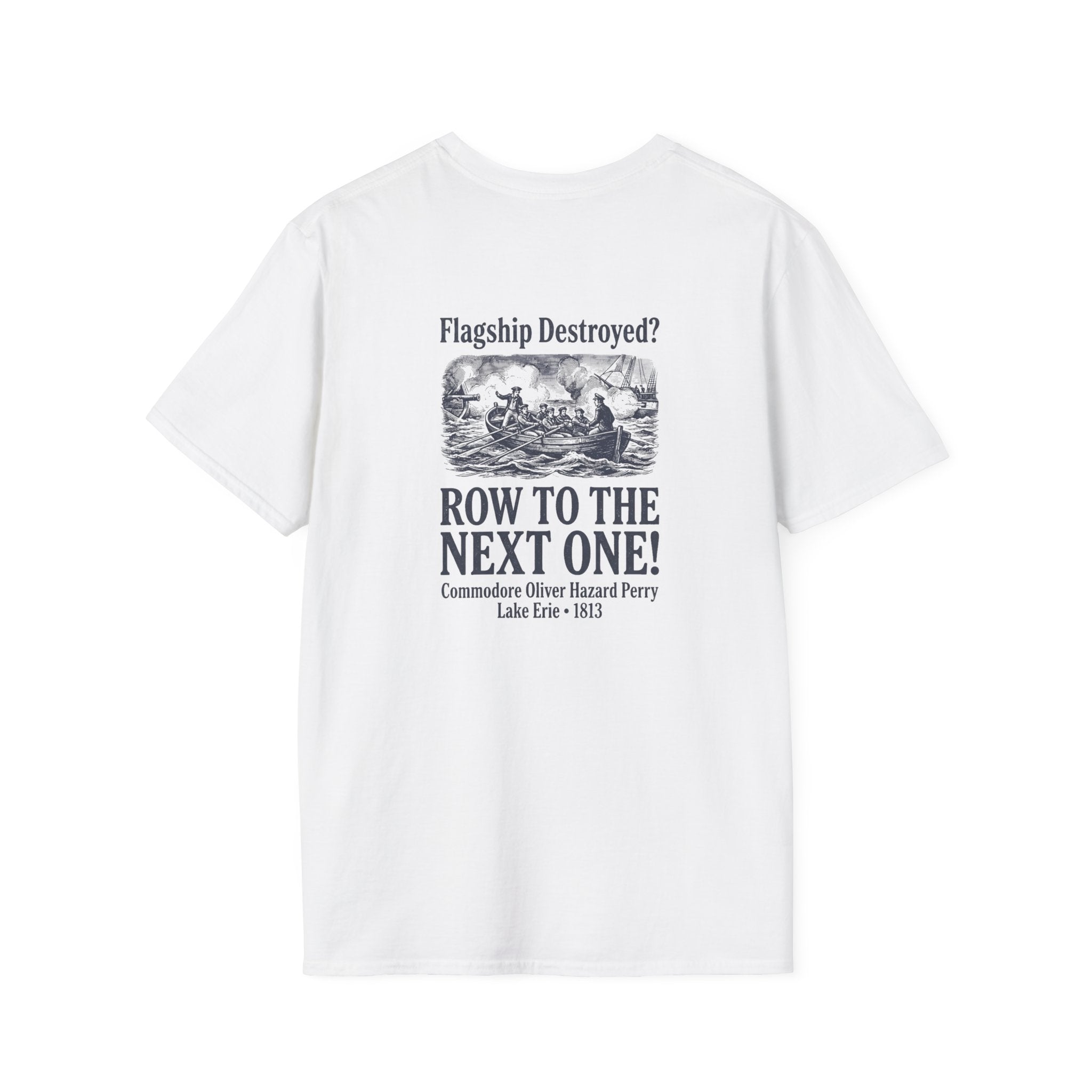 Row To The Next Ship Back Print T-Shirt
