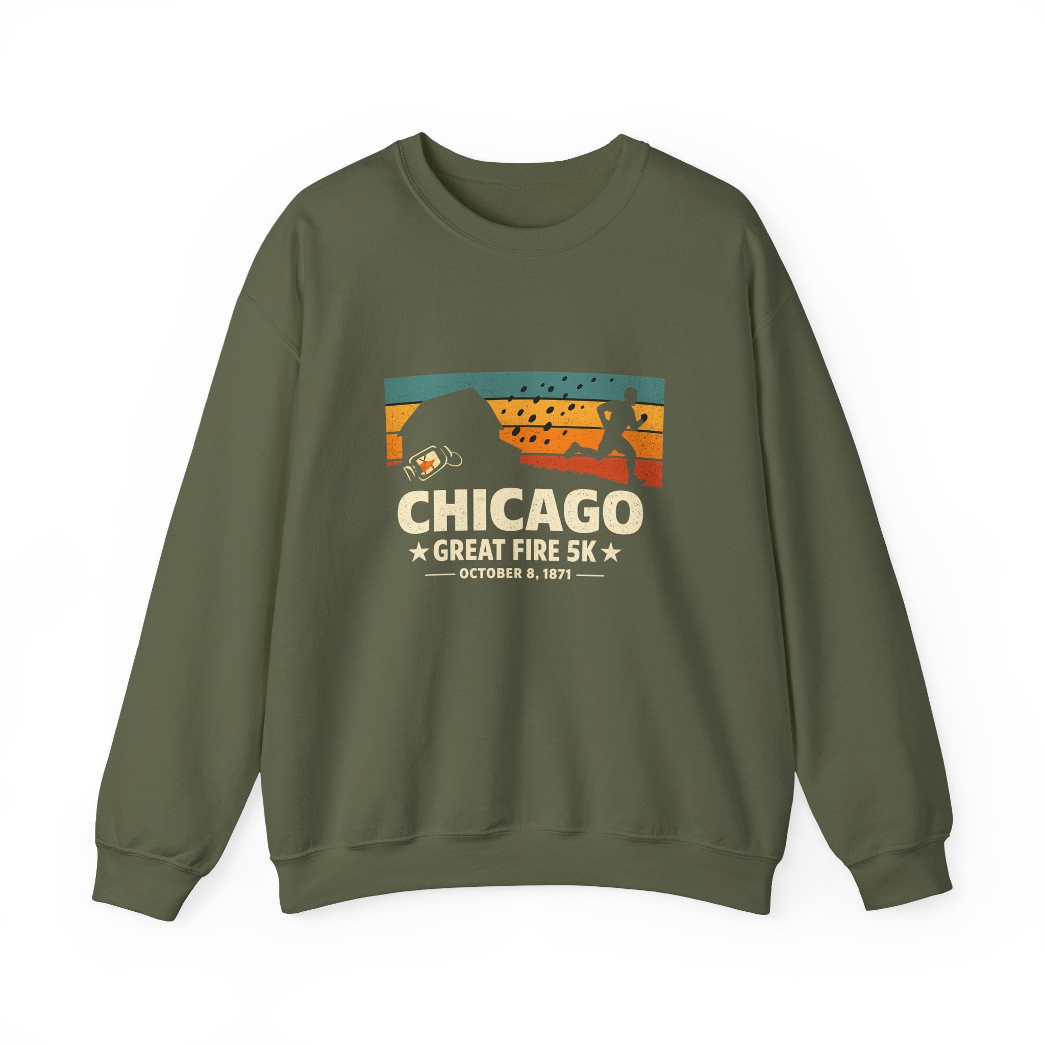 Chicago Great Fire 5K Retro Sweatshirt