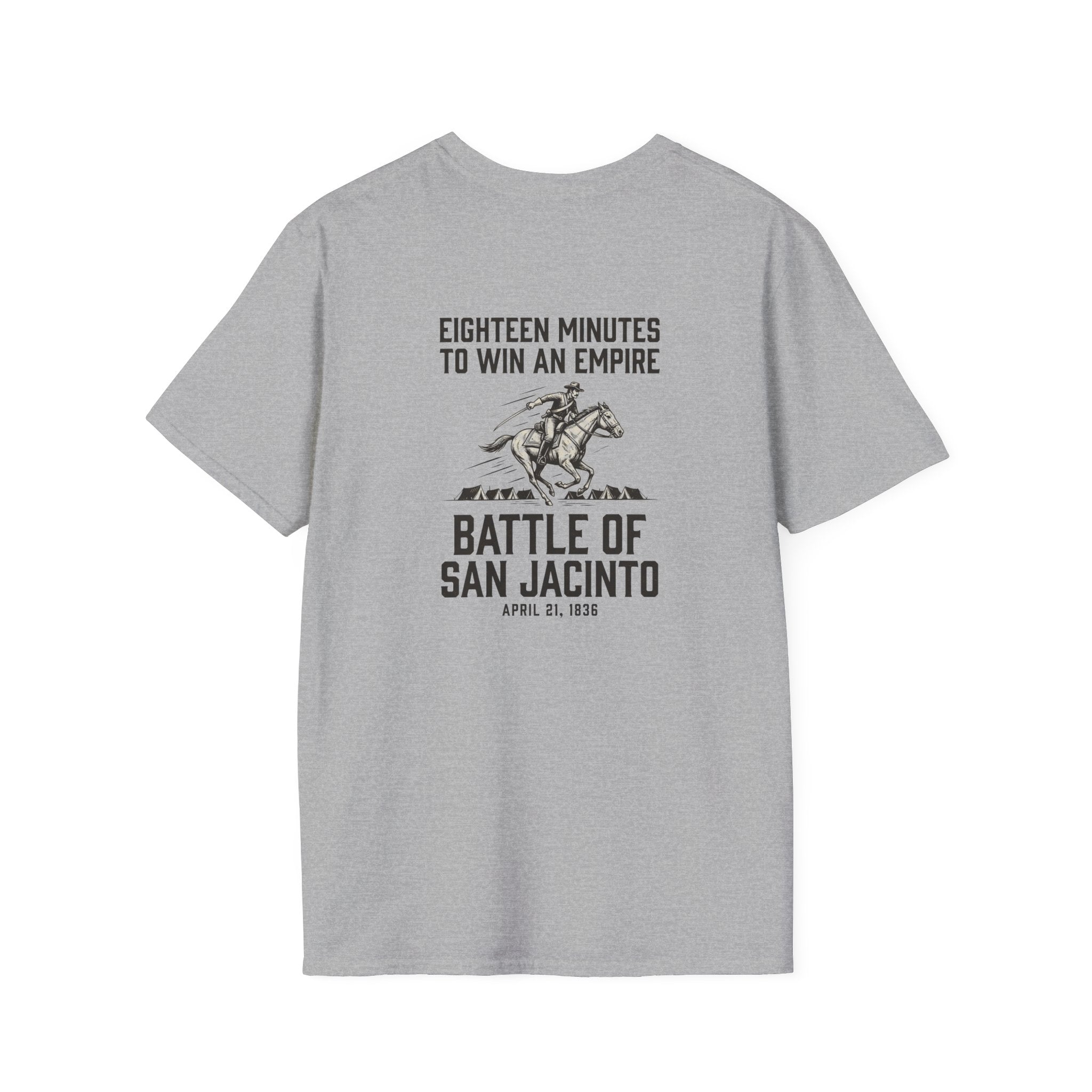 San Jacinto Eighteen Minutes Back Print T-Shirt