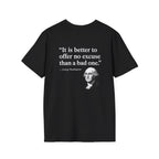 George Washington No Excuse Back Print T-Shirt