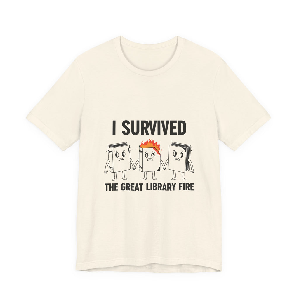 I Survived The Great Library Premium Tee