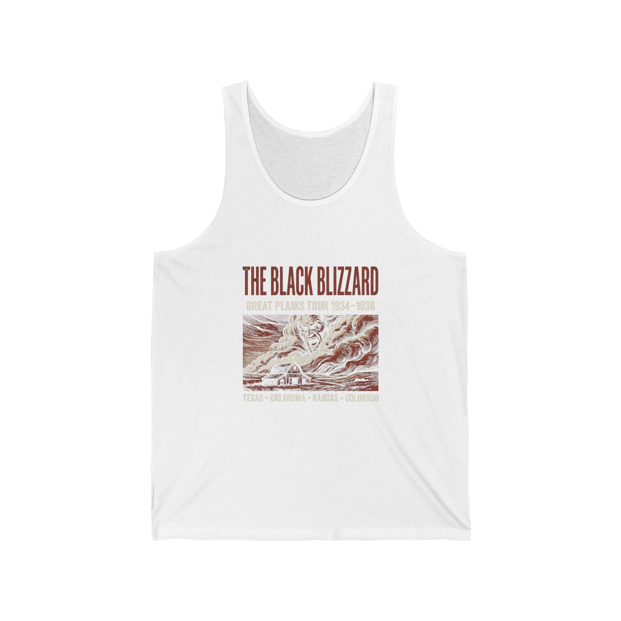 Black Blizzard Dust Tour Tank Top