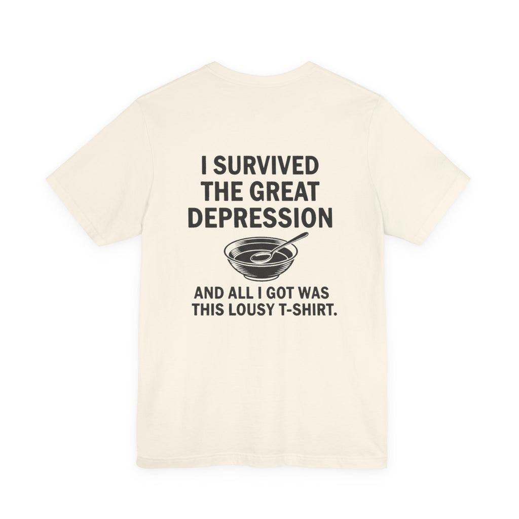 Great Depression Back Print Premium Tee