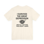 Great Depression Back Print Premium Tee