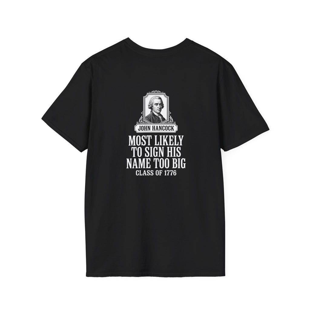 John Hancock Signature Superlative Back Print T-Shirt
