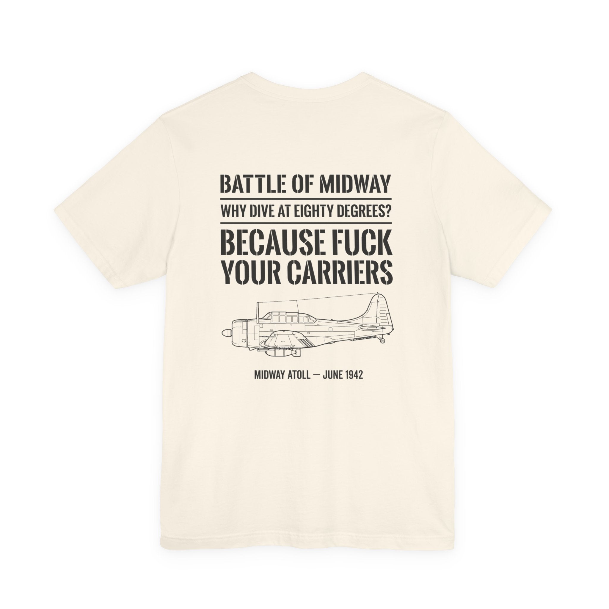 Battle of Midway Back Print Premium Tee