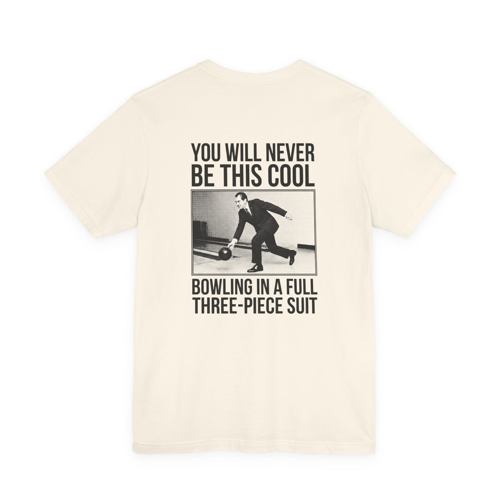 Nixon Suit Bowling Flex Back Print Premium Tee