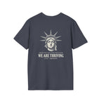 Lady Liberty We Are Thriving Back Print T-Shirt