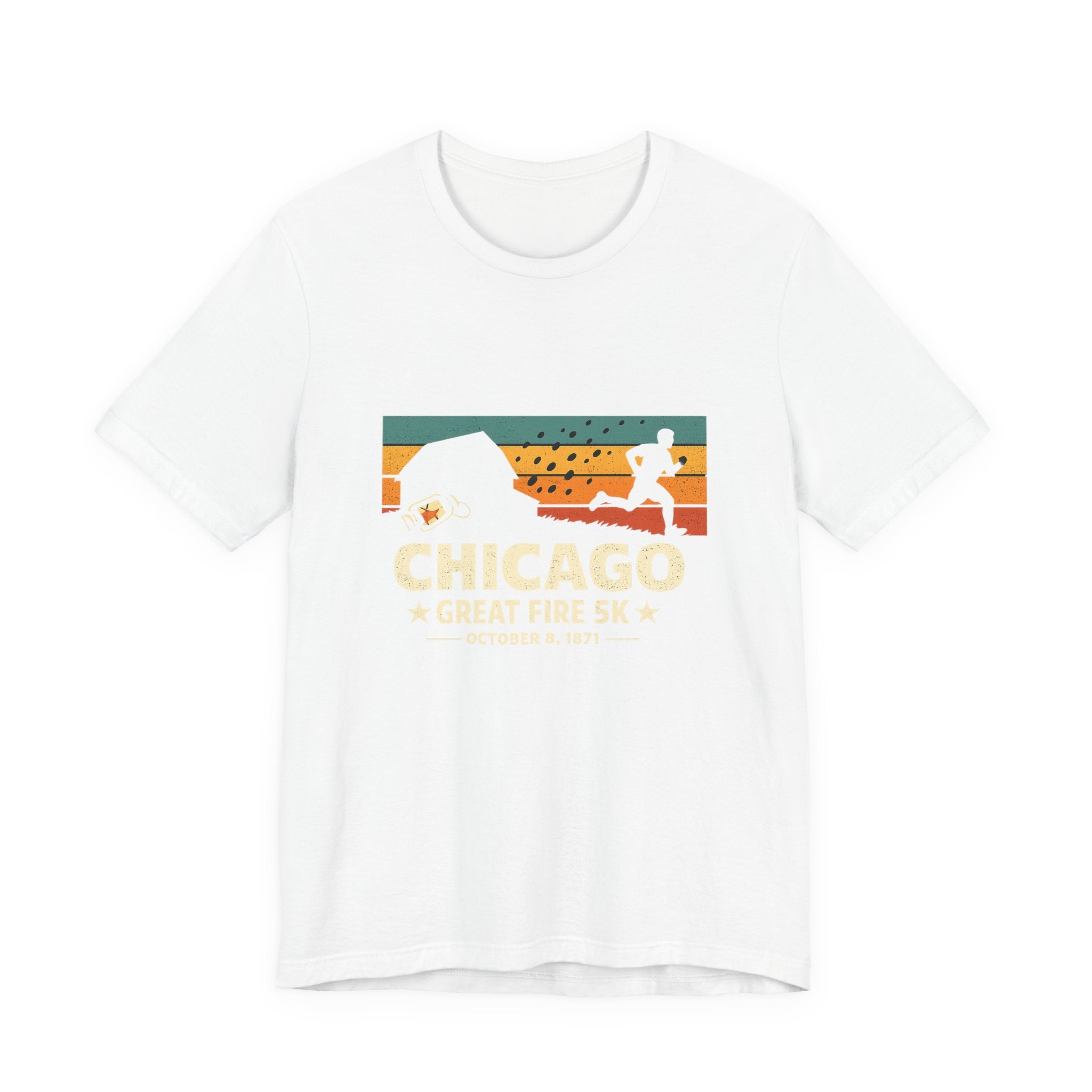 Chicago Great Fire 5K Retro Premium Tee