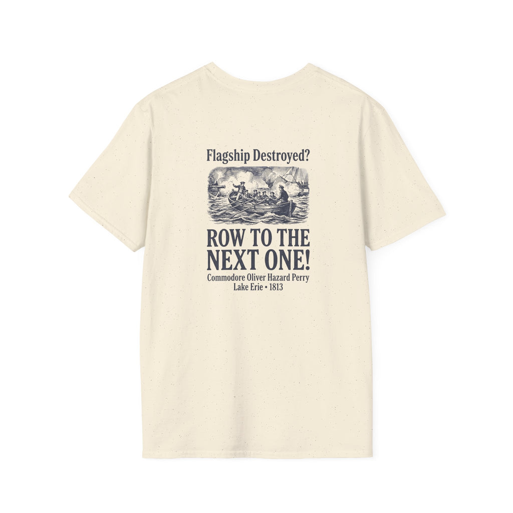 Row To The Next Ship Back Print T-Shirt