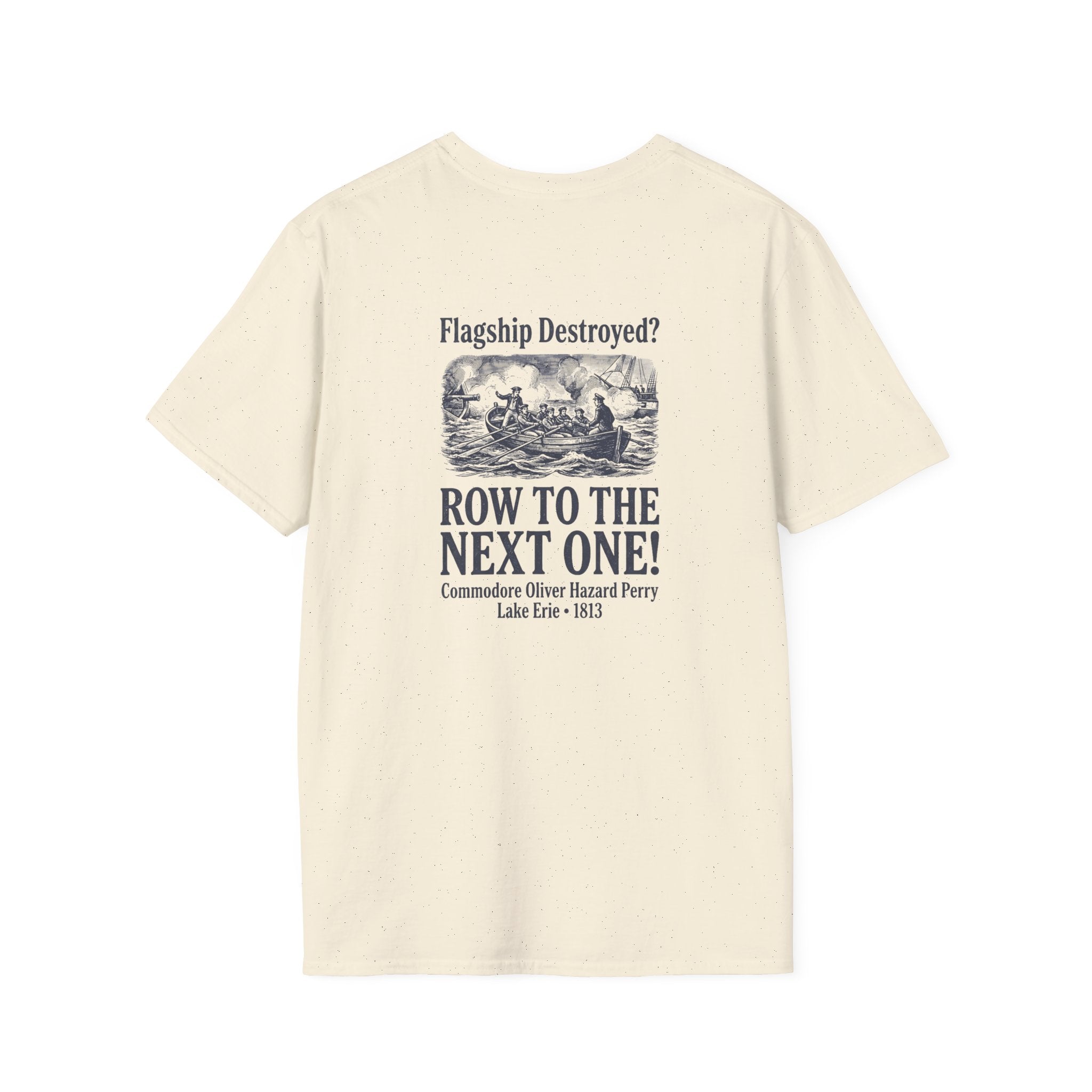 Row To The Next Ship Back Print T-Shirt