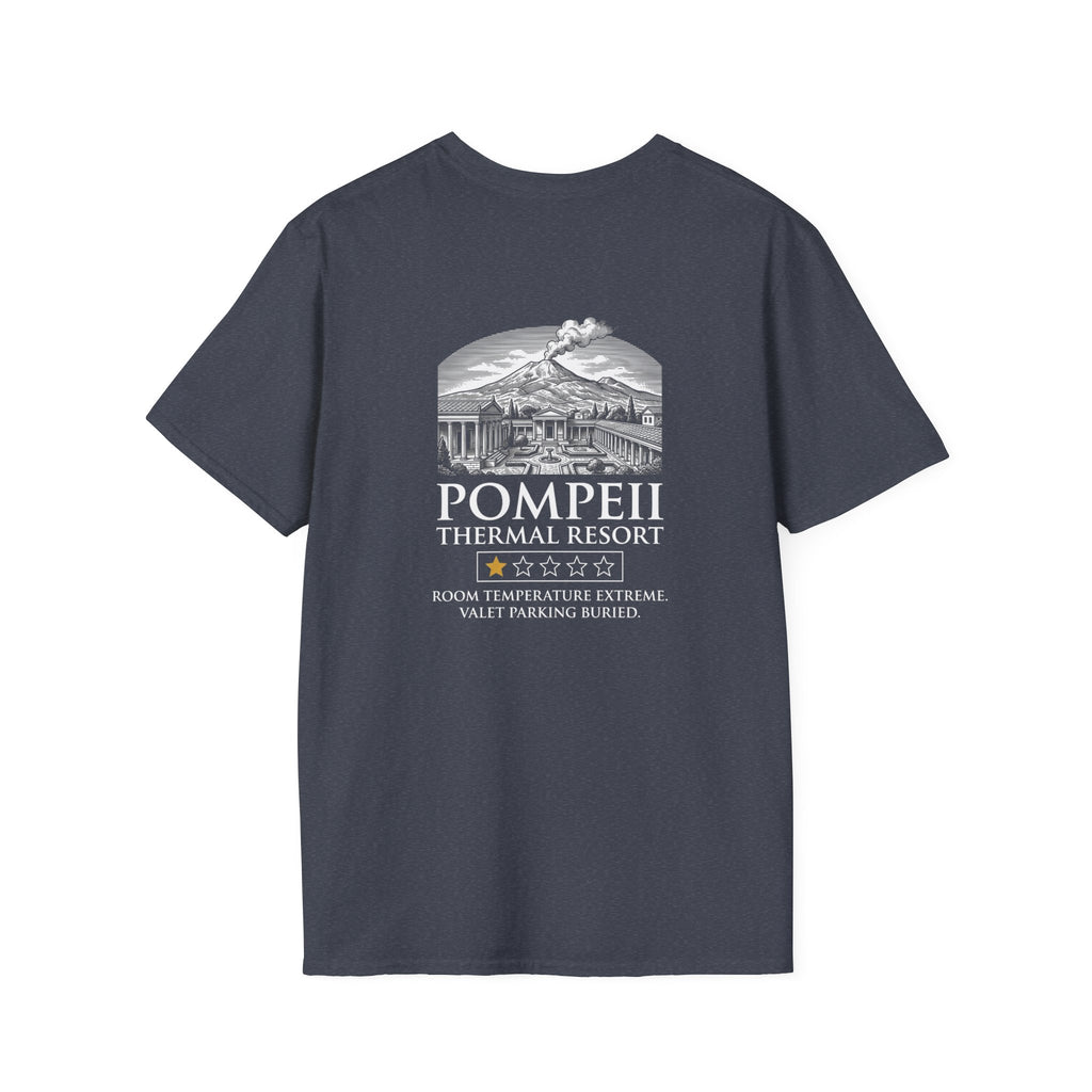 Pompeii Thermal Resort Back Print T-Shirt