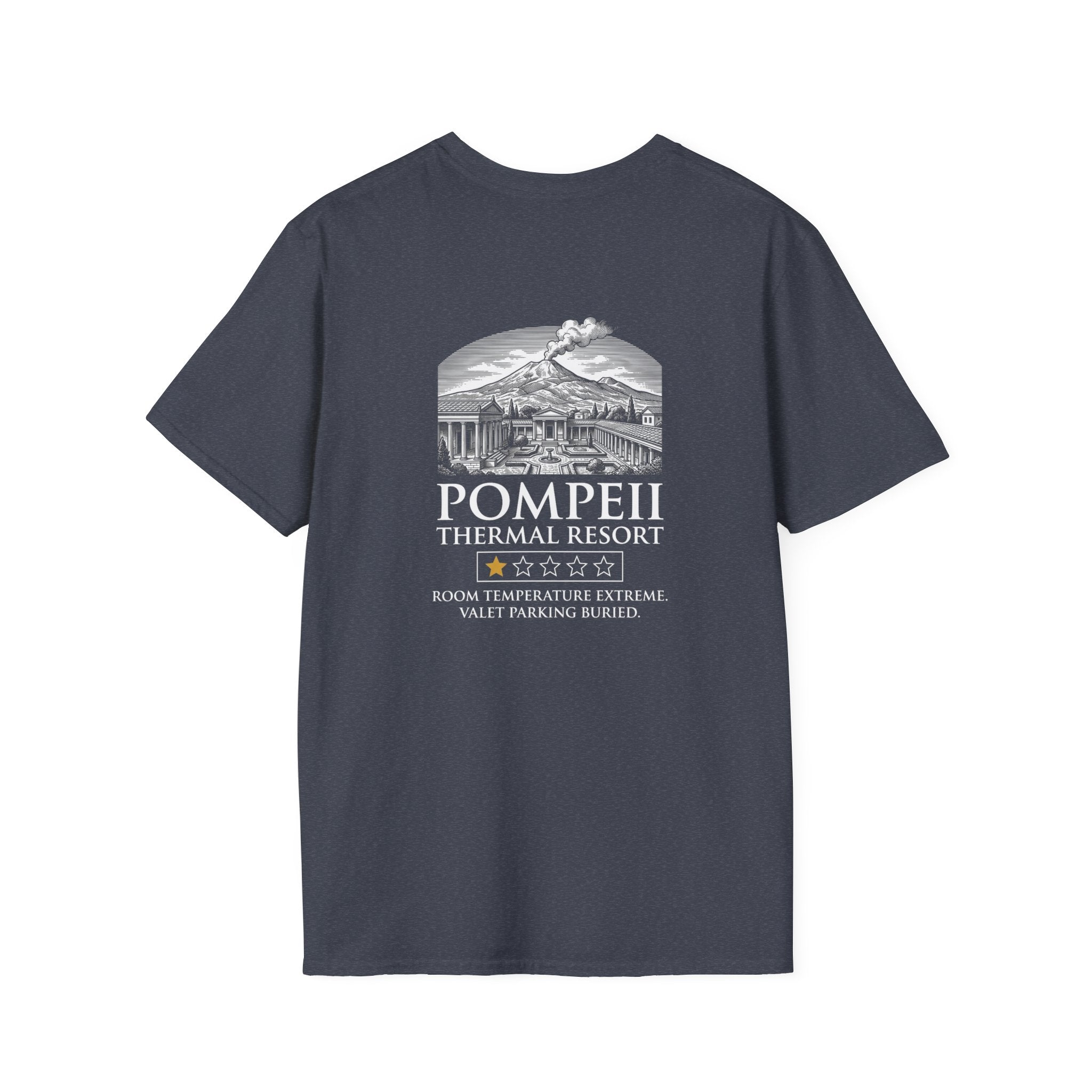 Pompeii Thermal Resort Back Print T-Shirt